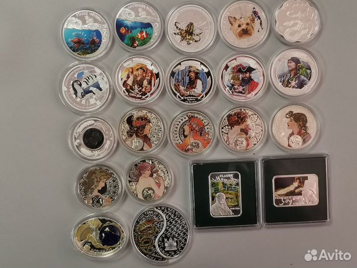 Иностранные серебряные монеты