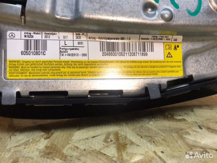 Подушка безопасности левая Mercedes-Benz C W204