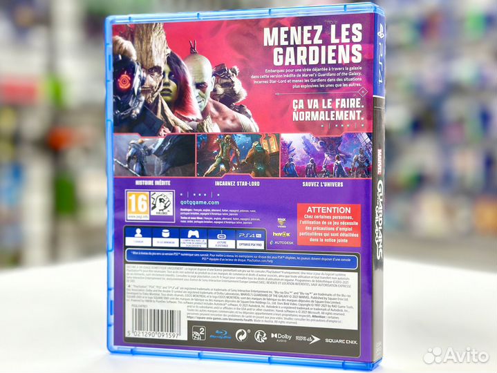 Стражи Галактики Marvel (PS4) Б\У