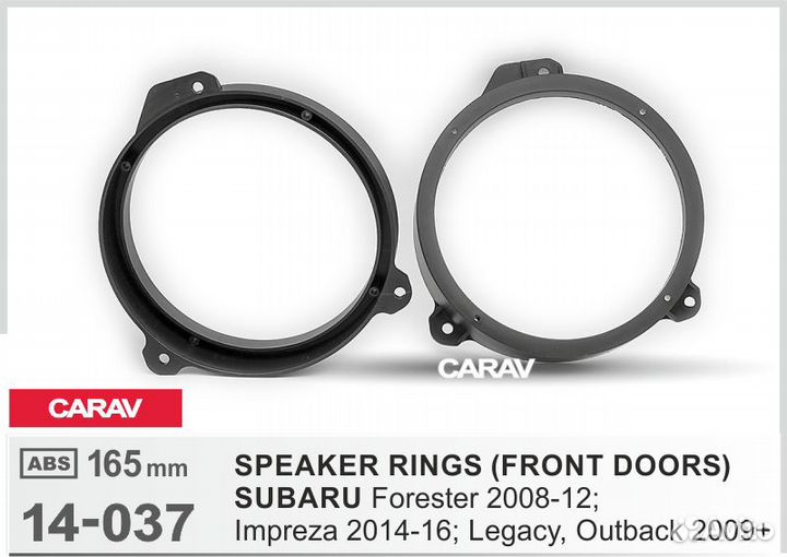 Проставки Subaru Forester 2008-12, Impreza 2014-16