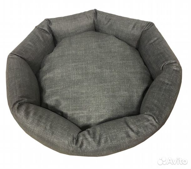 Лежанка круглая Свит Хоум грэй M 55*55*12см (логис