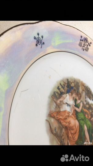 Блюдо из сервиза Мадонна ГДР