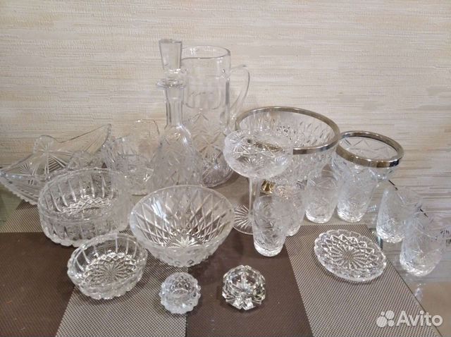 Хрустальная посуда СССР