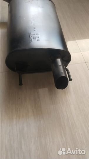 Левый бачок глушителя на Камри V50-55 выхлоп