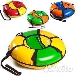 Тюбинг плюшка ватрушка 110 см пвх