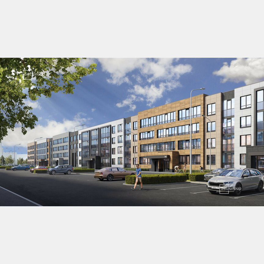 1-к. квартира, 34,4 м², 3/4 эт.