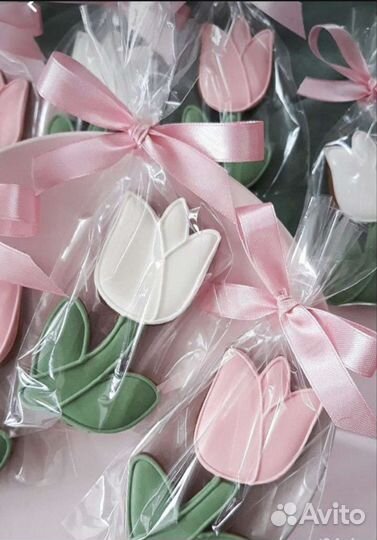 Имбирные пряники на 8 марта