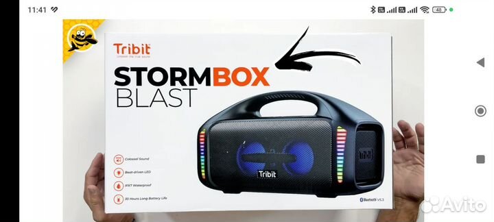 Колонка tribit stormbox blast