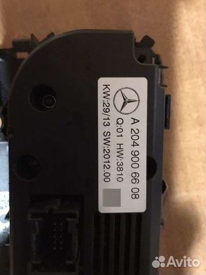 Блок управления климатом mercedes