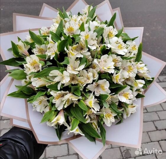 Букет цветов. Альстромерия. Большие букеты