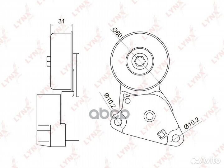 Натяжитель ремня навесного оборудования PT3023