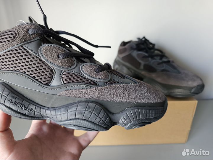 Кроссовки мужские Adidas Yeezy 500 Carbon Grey