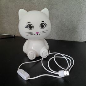 Ночник детский USB Кот