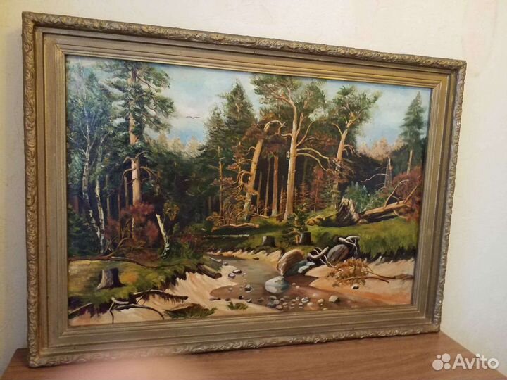 Картина. Полесье. Холст. Масло