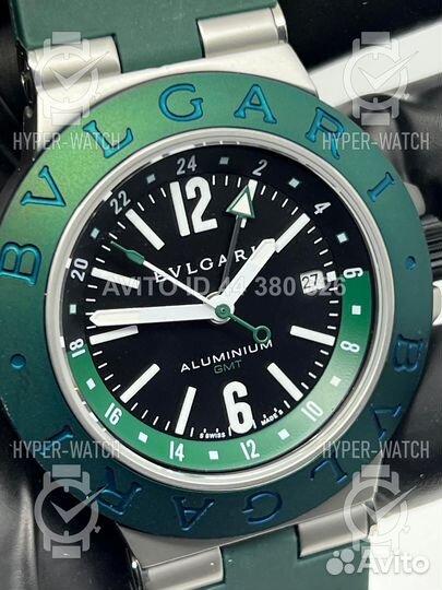 Часы Bvlgari Diagono Aluminium GMT 40mm