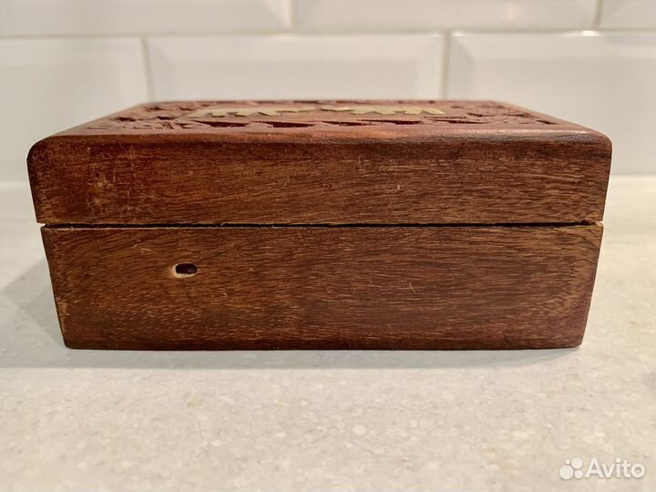 Деревянная шкатулка для чая
