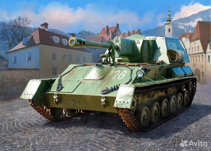 3662 Самоходная установка 76М в масштабе 1:35