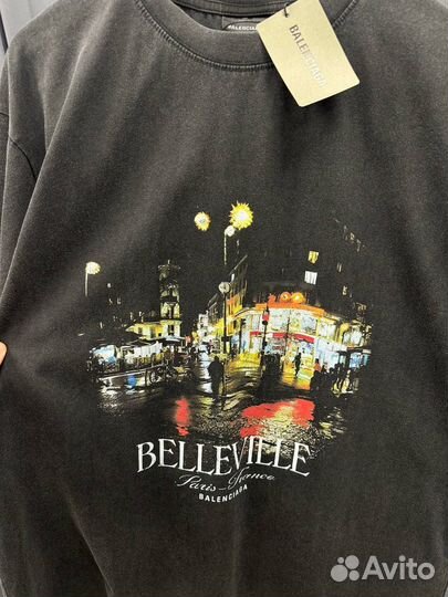 Футболка Balenciaga Belleville(новинка) oversize