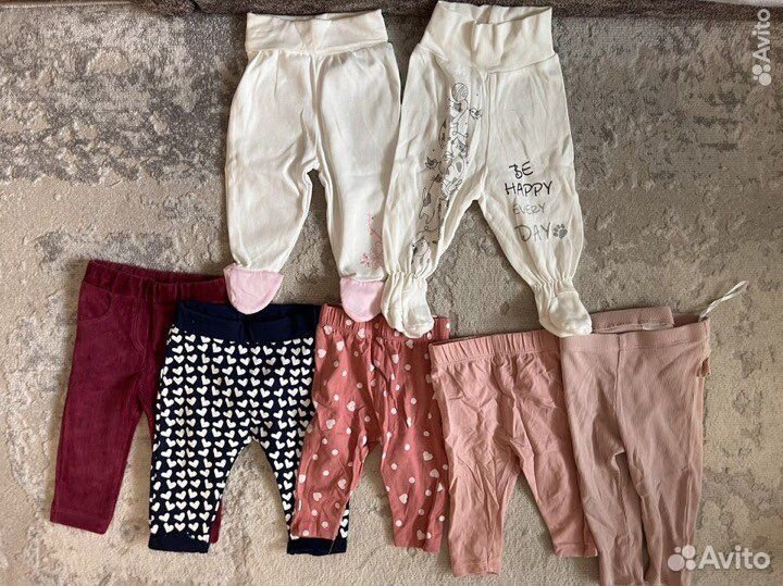 Новые вещи пакетом на девочку 68-74