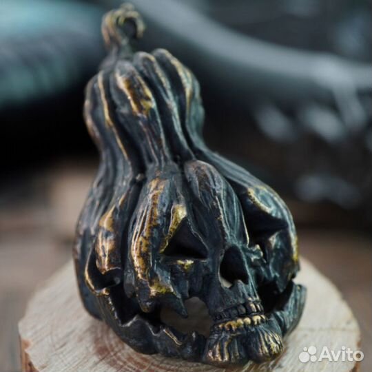 Бусина Темляк Тыква Хэллоуин Джек Голова Брелок