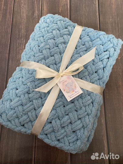 Готовый Плед конверт на выписку из роддома крещени