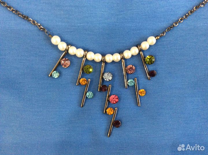 Бижутерия бусы и серьги