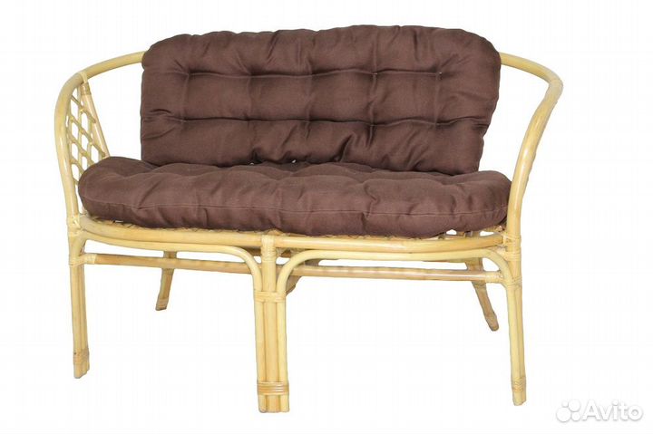 Диван двухместный из Ротанга