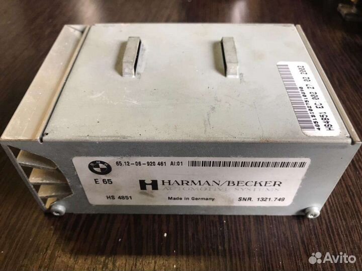 Усилитель акустики BMW 7 e65 e66