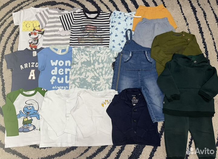 Пакет вещей на мальчика 80 размер
