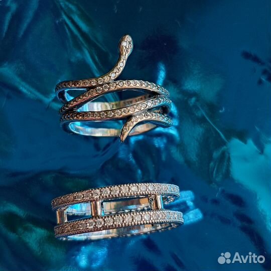 Серебряное кольцо pandora