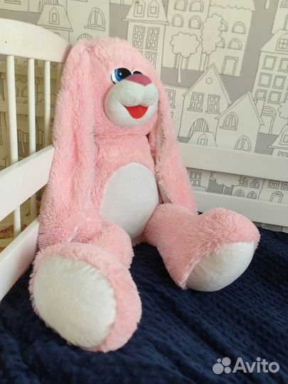 Большая мягкая игрушка заяц медведь