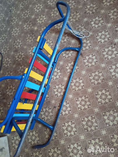 Детские зимние санки