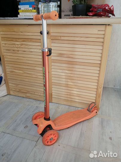 Самокат детский трехколесный бу