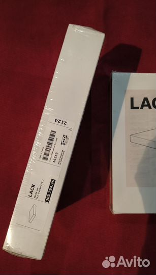 2 полки навесные IKEA lack