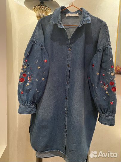 Платье джинсовое