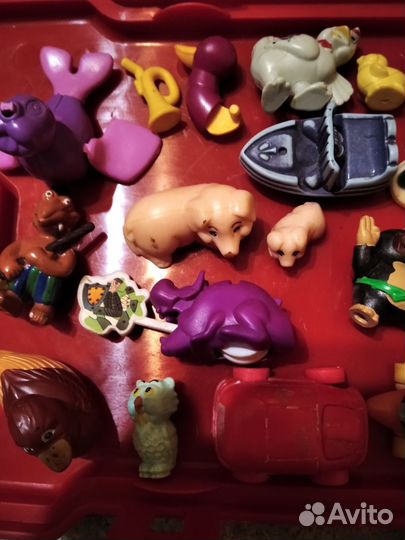 Игрушки из киндер сюрприза 90х