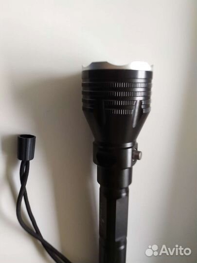 Мощный подводный фонарь желтый свет