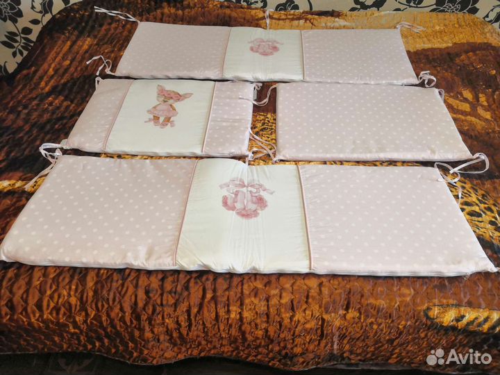 Бортики в детскую кроватку бу