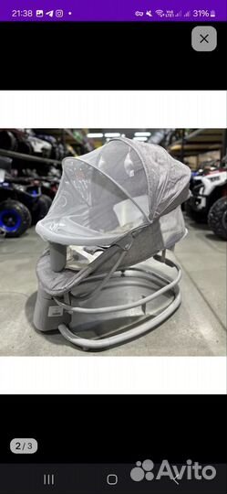 Электрокачели для новорожденных 3 в 1