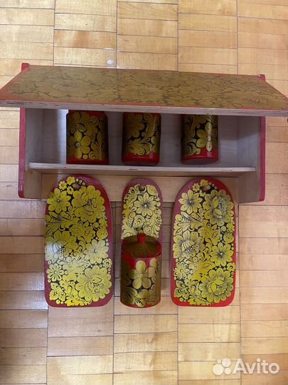 Продаю кухрнный набор хохлома