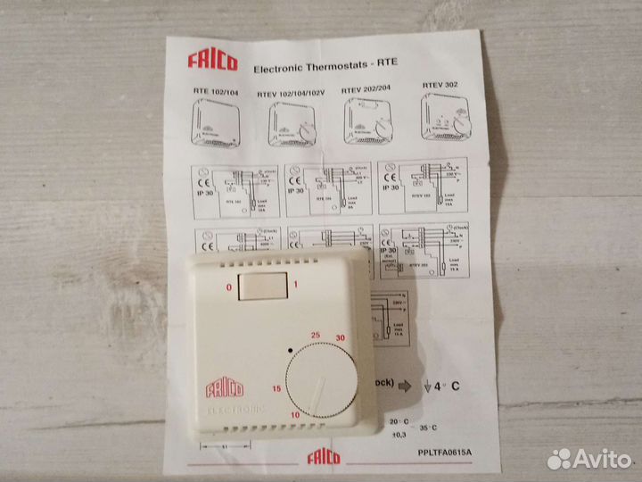 Термостат rtev 204