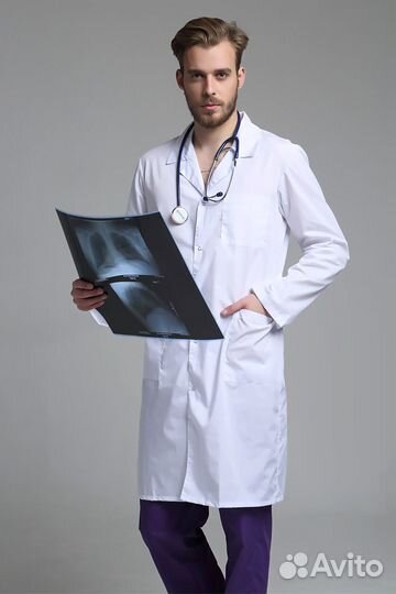 Медицинский халат мужской