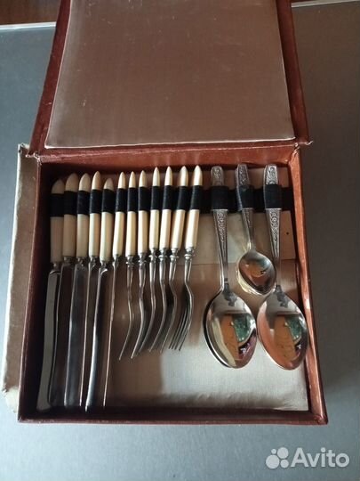 Столовый набор вилки ложки ножии СССР