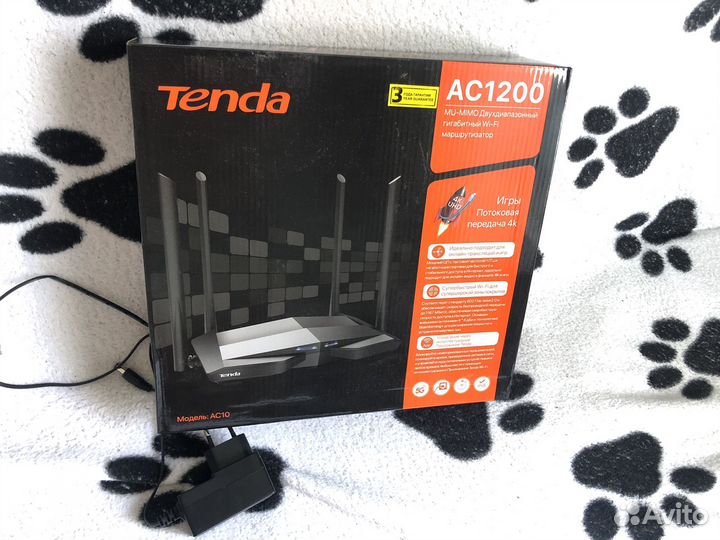 Wifi роутер 5 ггц Tenda ac10