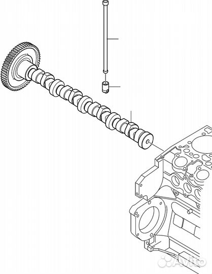 Толкатель volvo penta