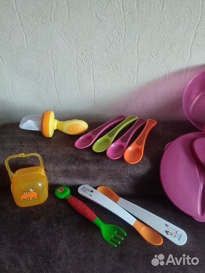 Фирменная посуда для малышей, контейнеры Avent