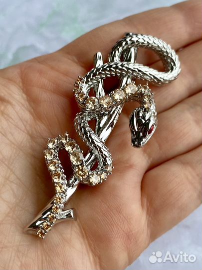 Брошь Змея