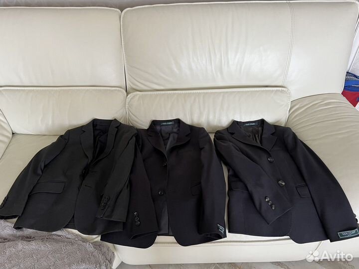 Пиджаки на мальчика школьные, размеры 128,146, 152