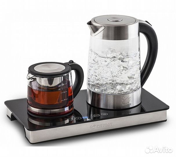 Чайник электрический Kitfort KT-635 черный