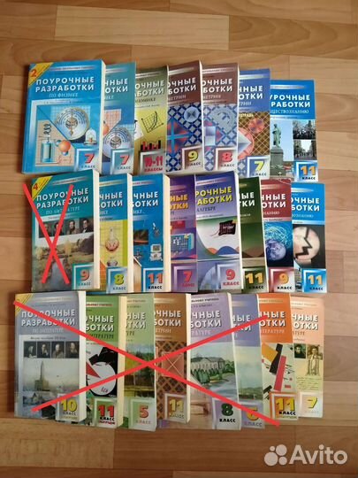 Учебная литература, поурочные разработки, пособия